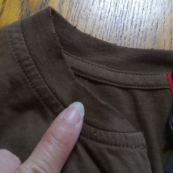 N:PHILANTHROPY Womens SMALL NEW BROWN Long Sleeve DISTRESSED Workout Exercise - Picture 3 of 8